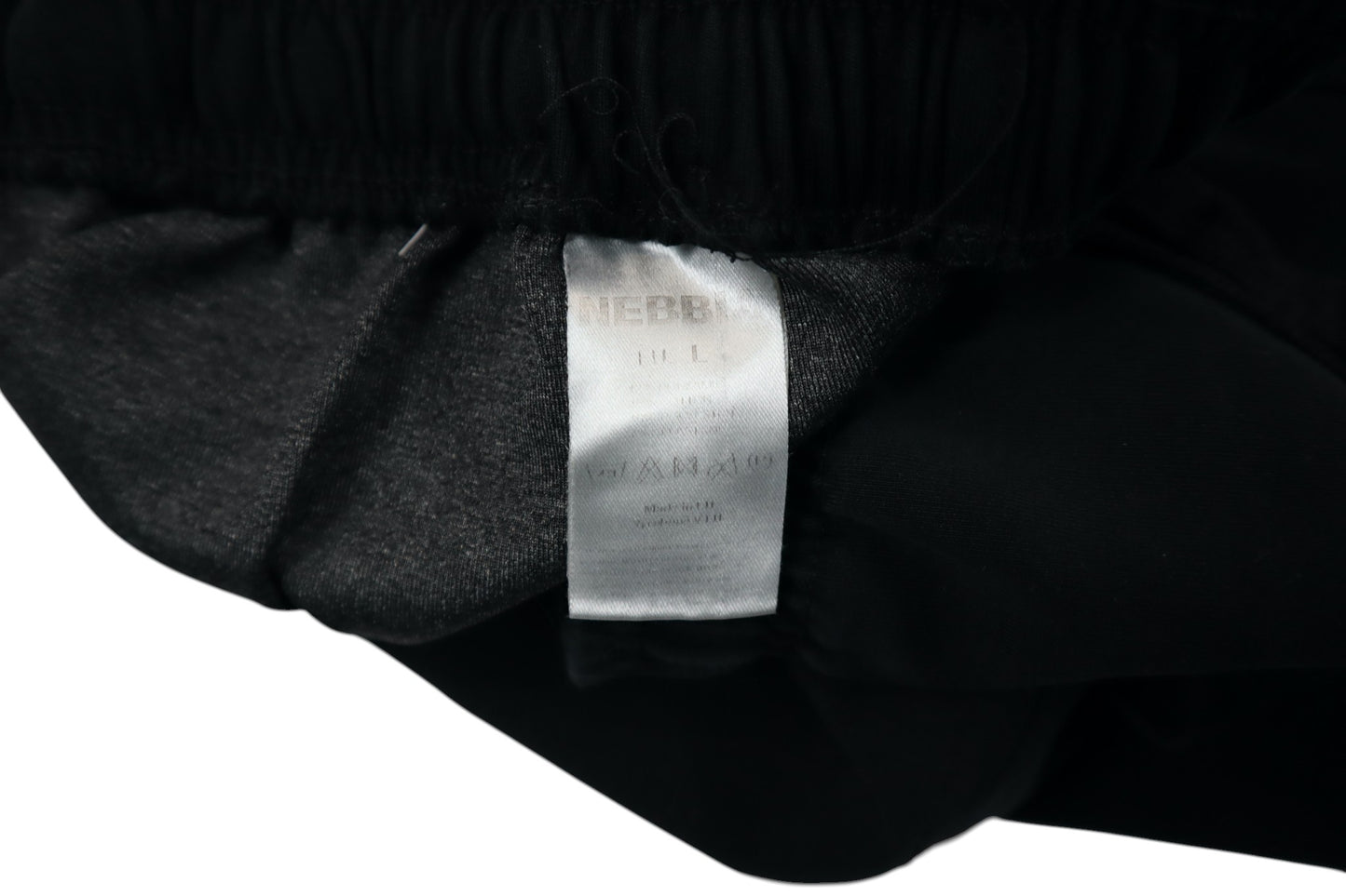 Černé teplákové kraťasy