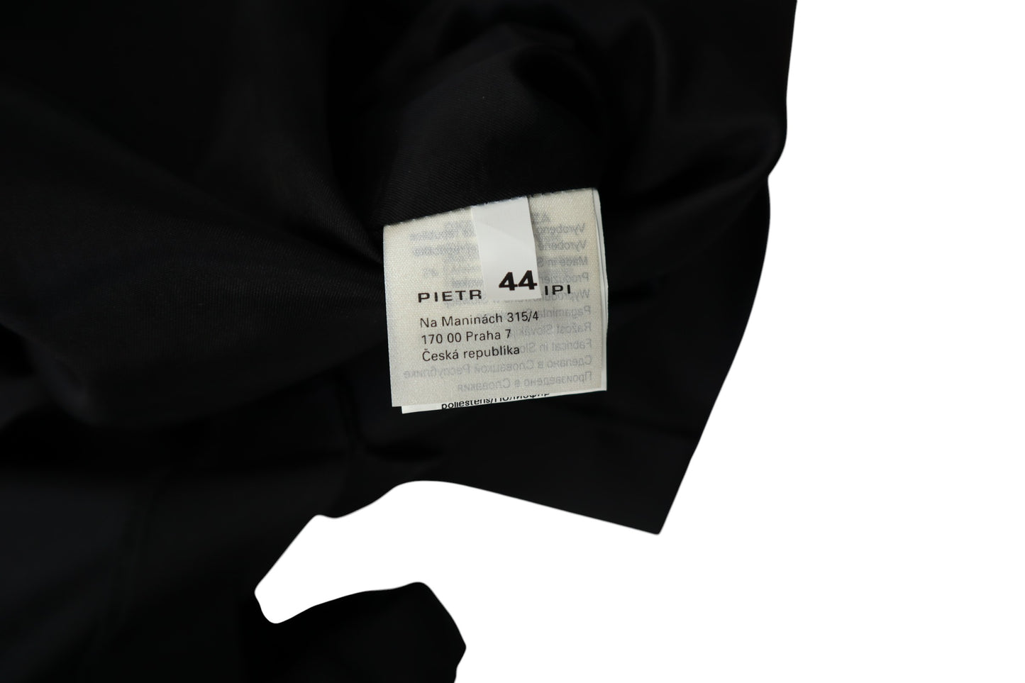 Černá sukně s páskem