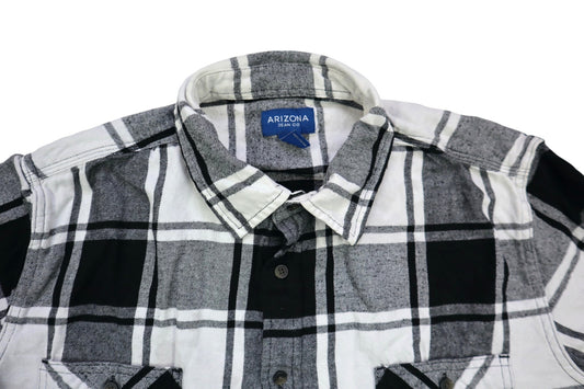 Černo-bílá flanelka