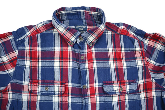 Modro-červená flanelka