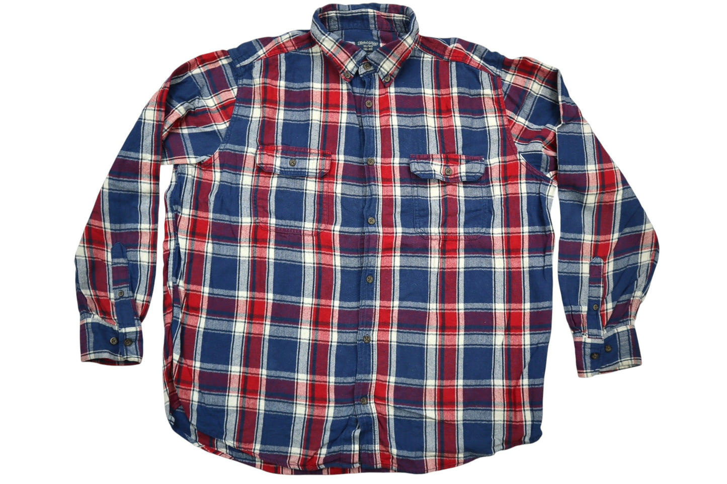 Modro-červená flanelka