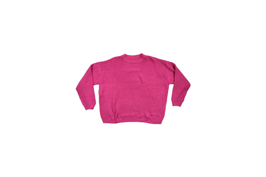 Růžový svetr
