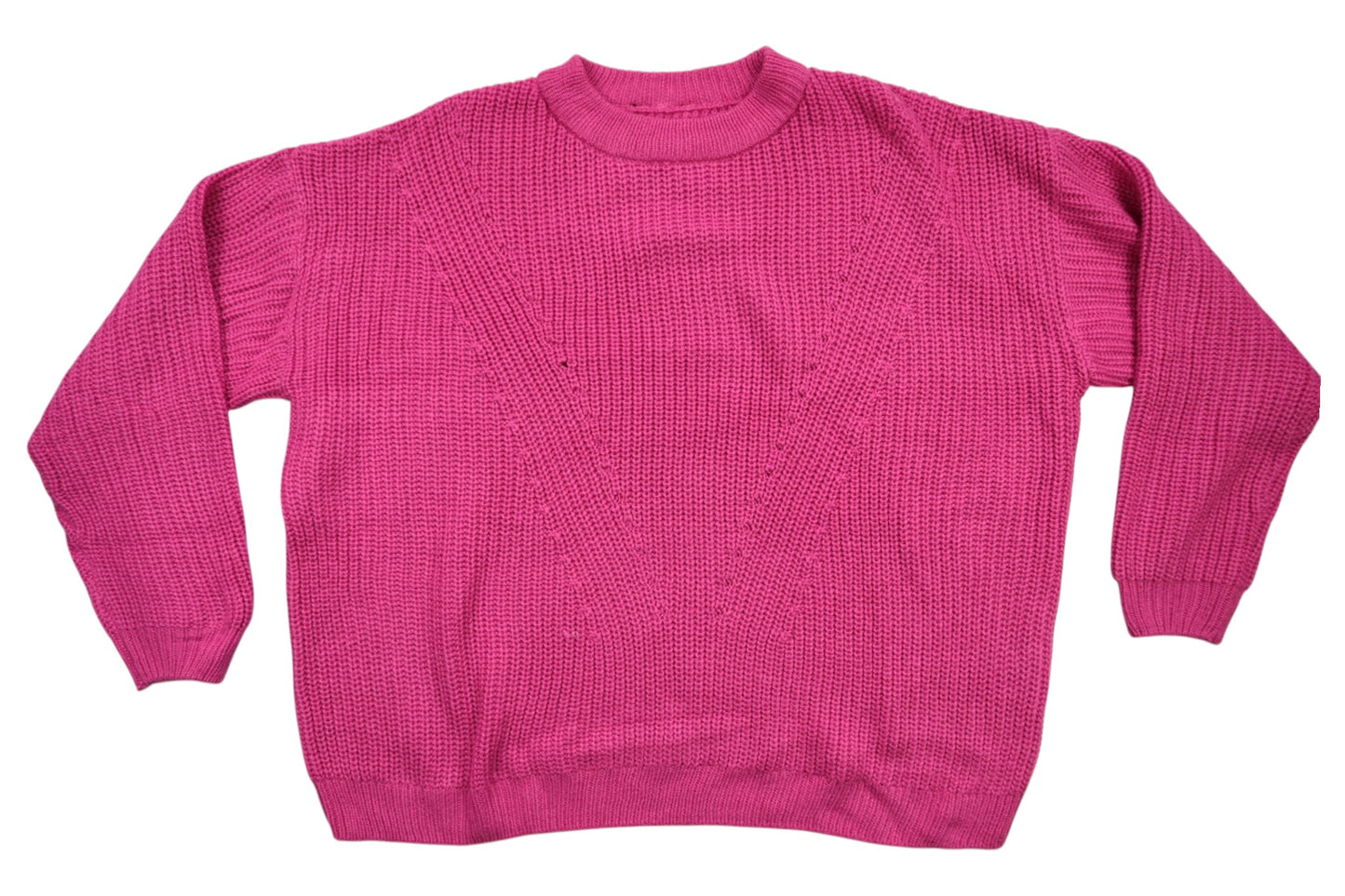 Růžový svetr