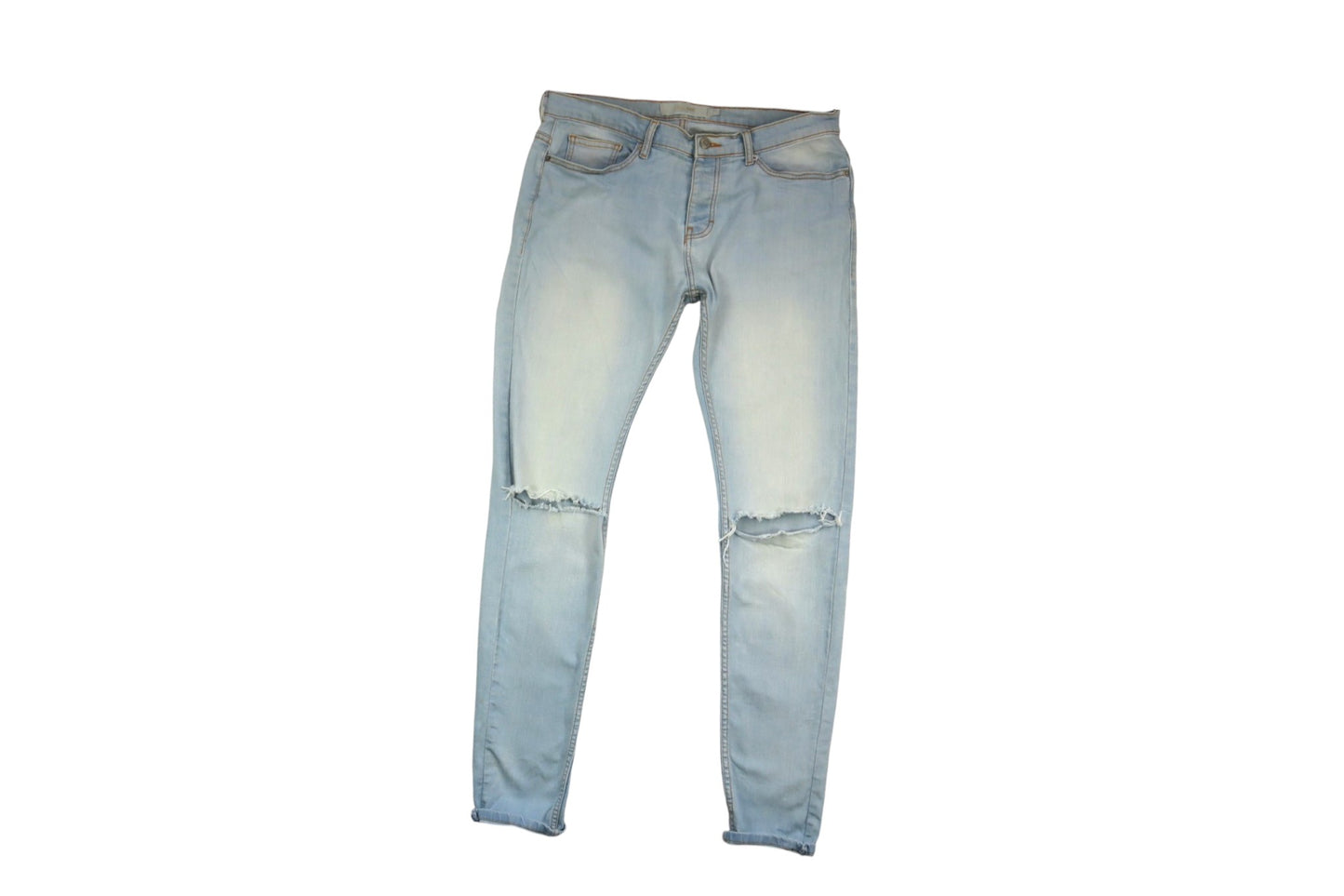 Potrhané stretch skinny džíny