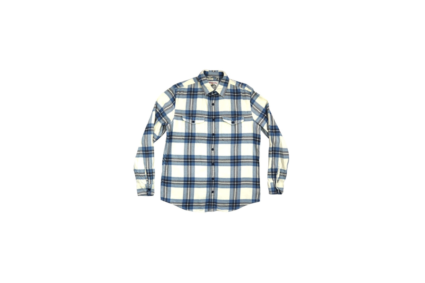 Bílo-modrá flanelka